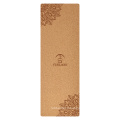 Mat de yoga de vente à chaud Eco Freindly Stop Slippery Soft Nature Nature Cork Rubber Yoga Mat